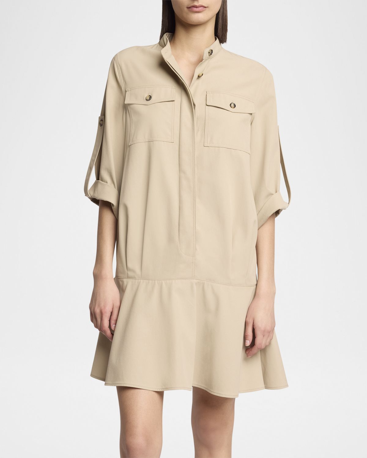 Loewe Button-Front Utility Shirtdress
