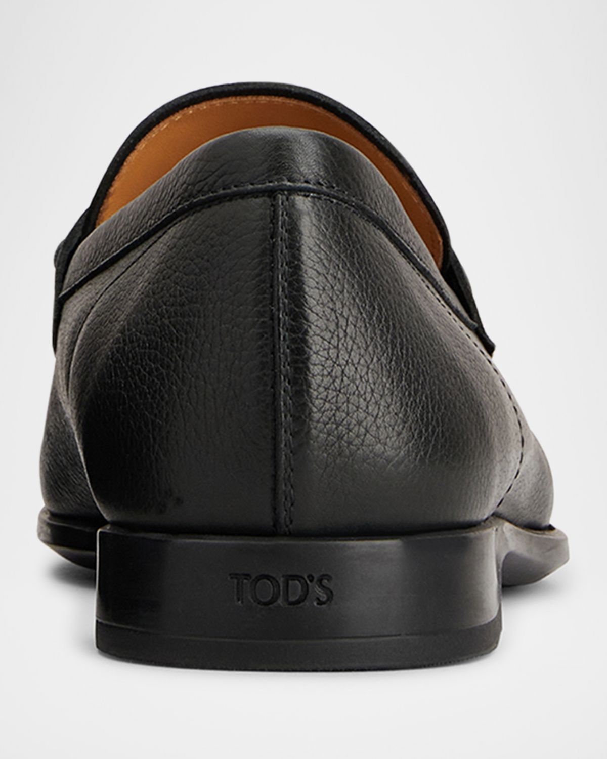 Tod 's Men 's Mocassino Gomma Leather Rubber-Sole Penny Loafers