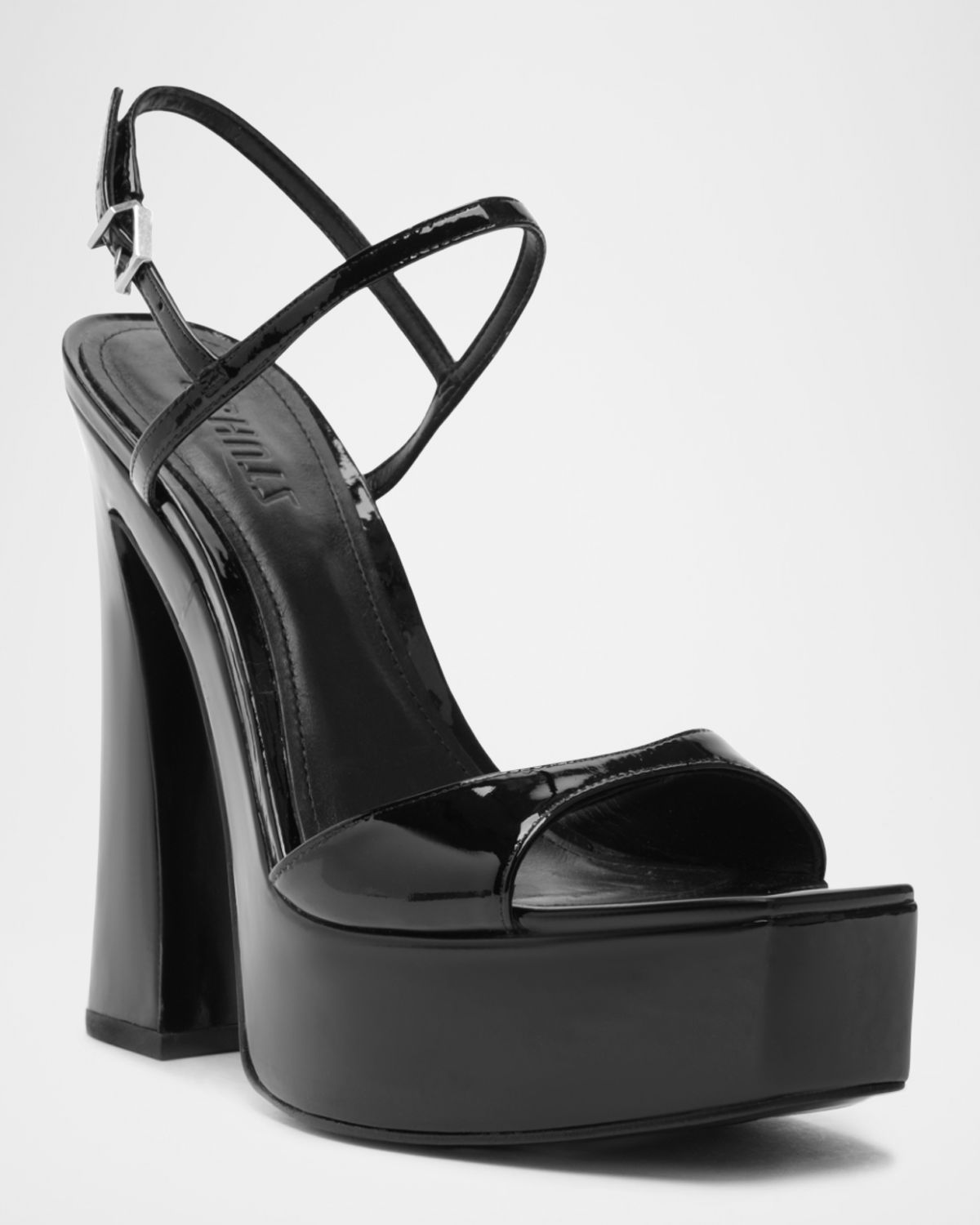 Schutz Arlene Patent Leather Platform Sandals