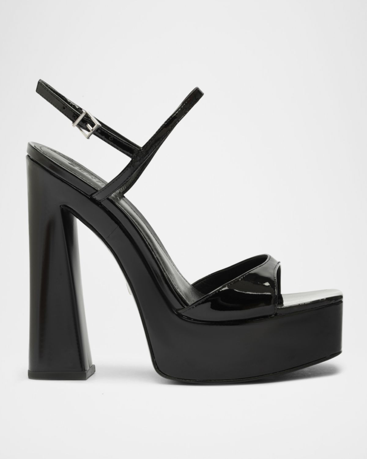 Schutz Arlene Patent Leather Platform Sandals