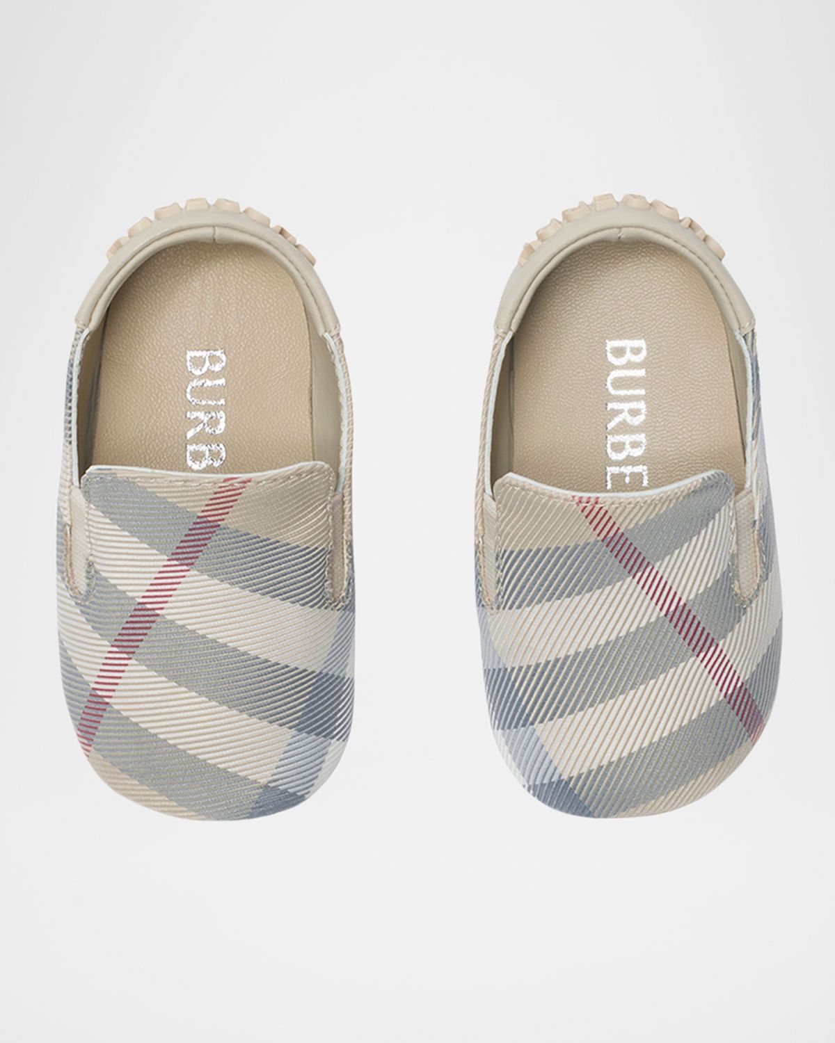 Burberry Kid 's Marple Logo-Print Pre-Walkers, Baby