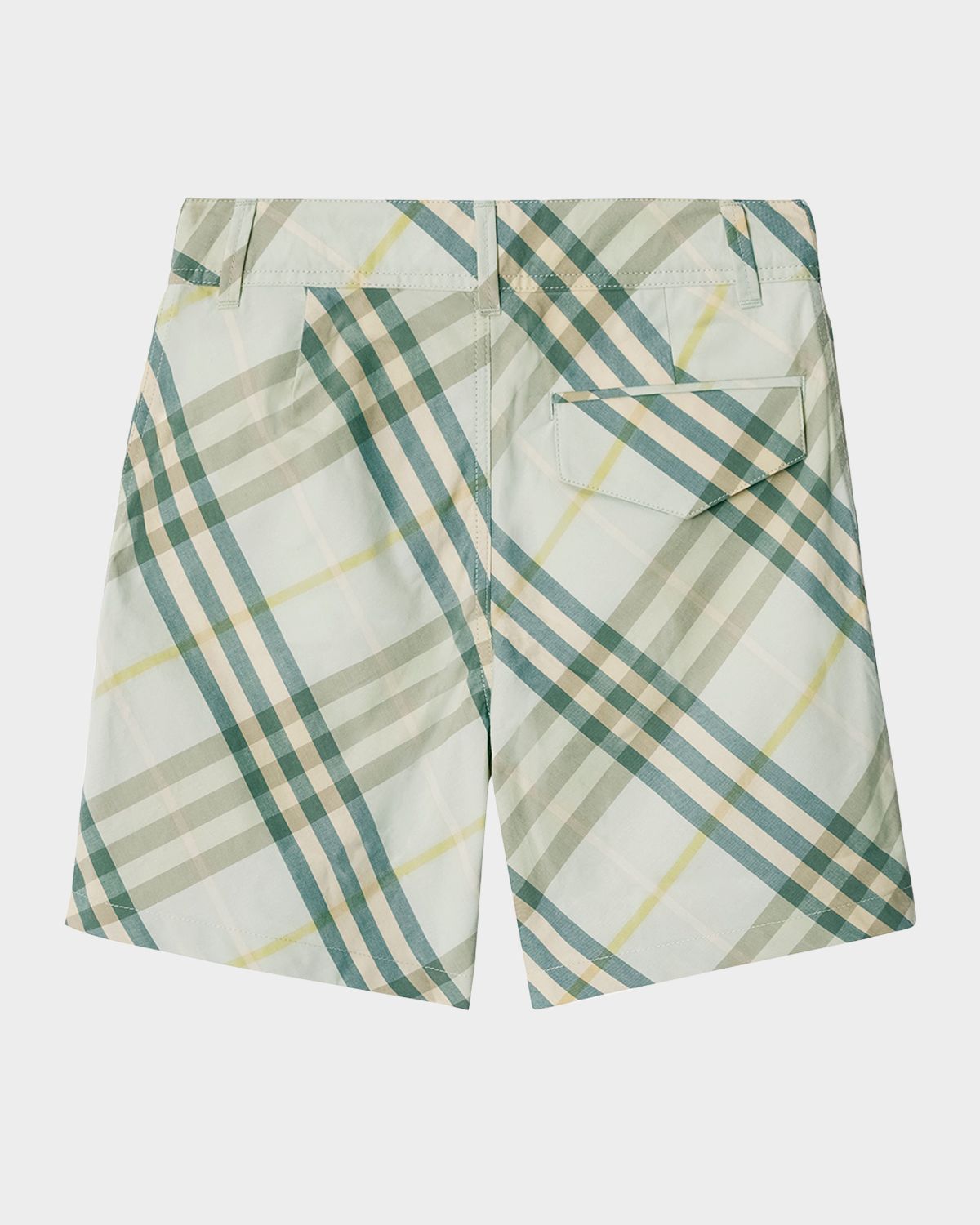Burberry Boy 's Oscar Check Woven Cotton Shorts, Size 3-14