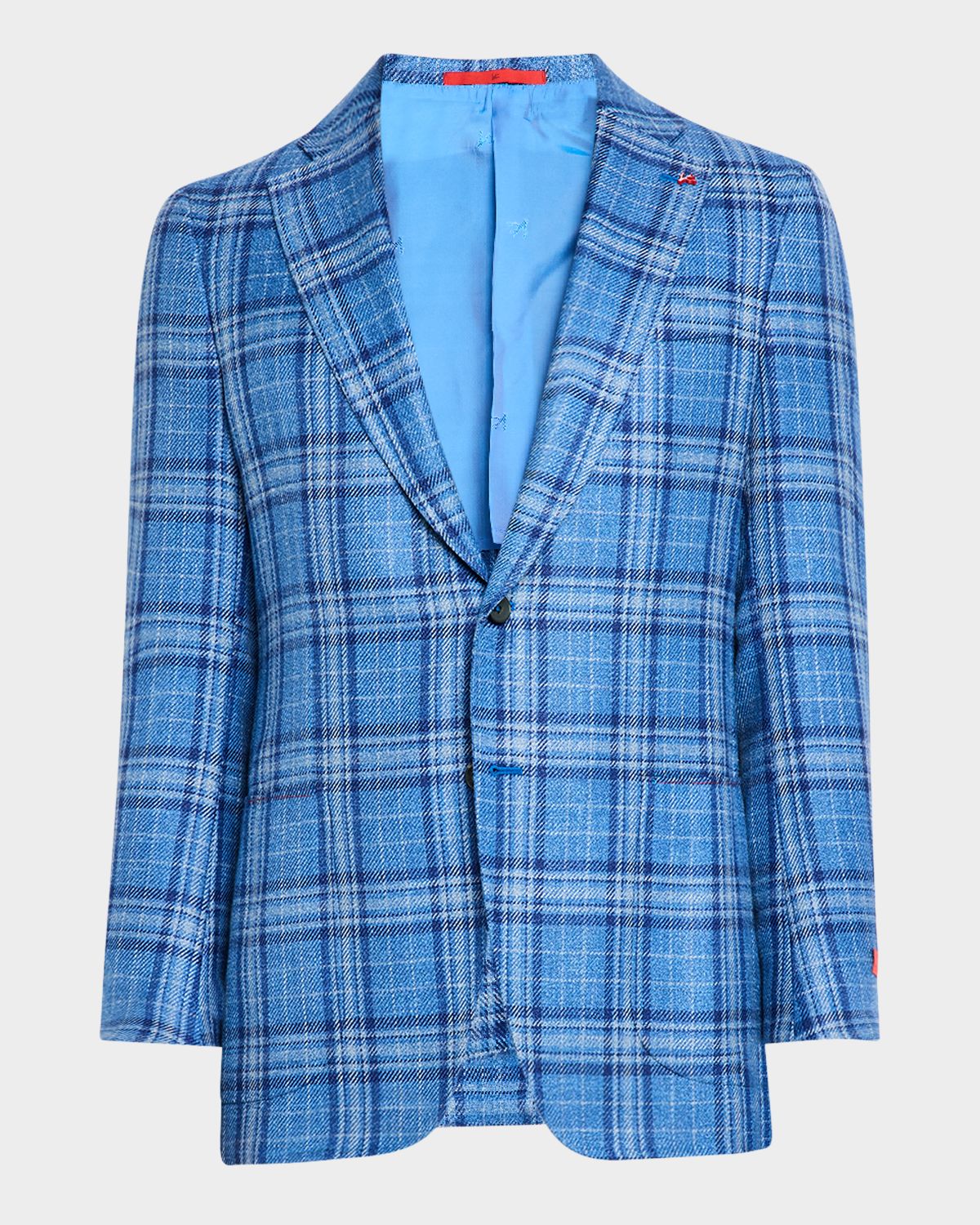Isaia Men 's Plaid Sport Coat