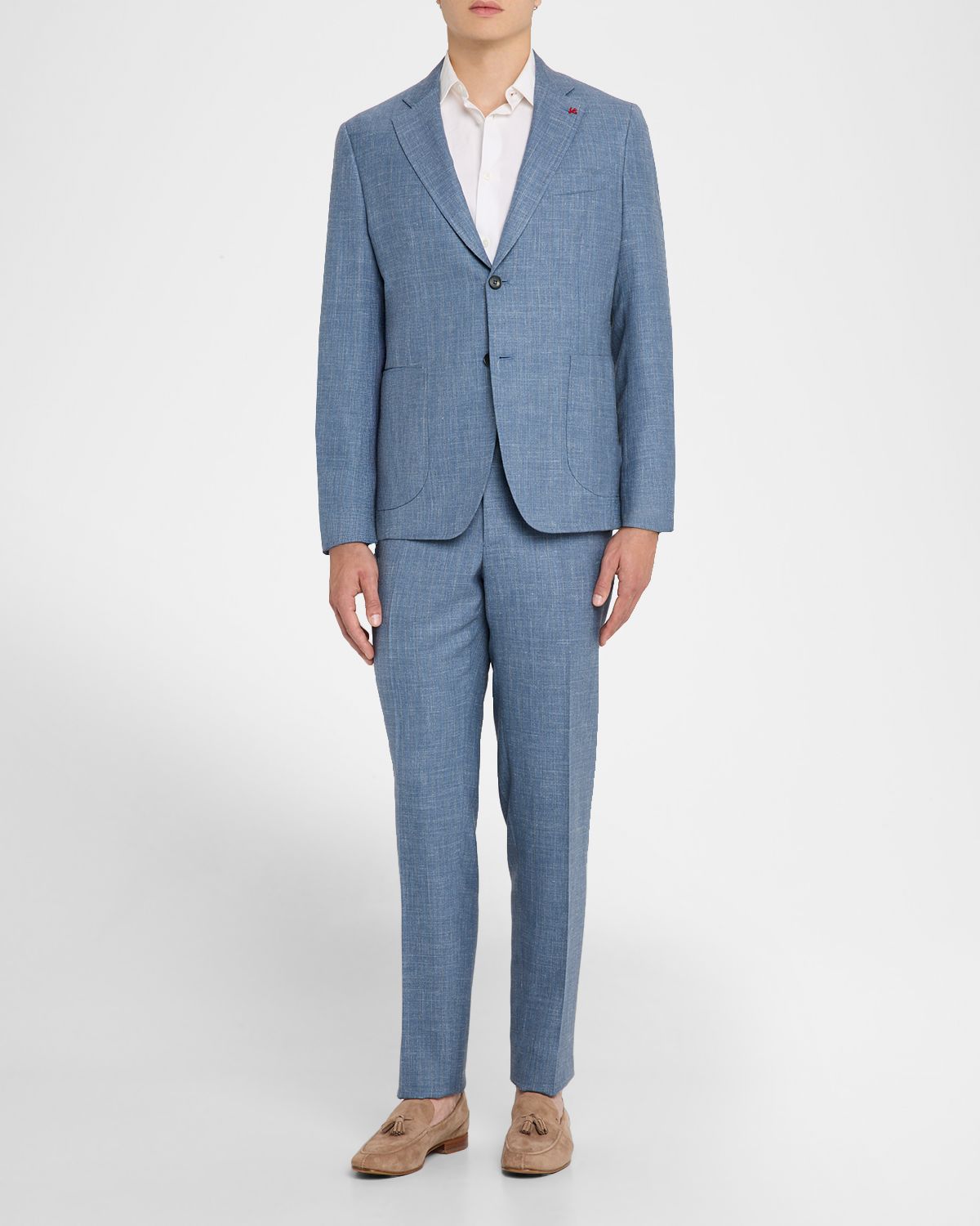 Isaia Men 's Thin Stripe Single-Breasted Suit