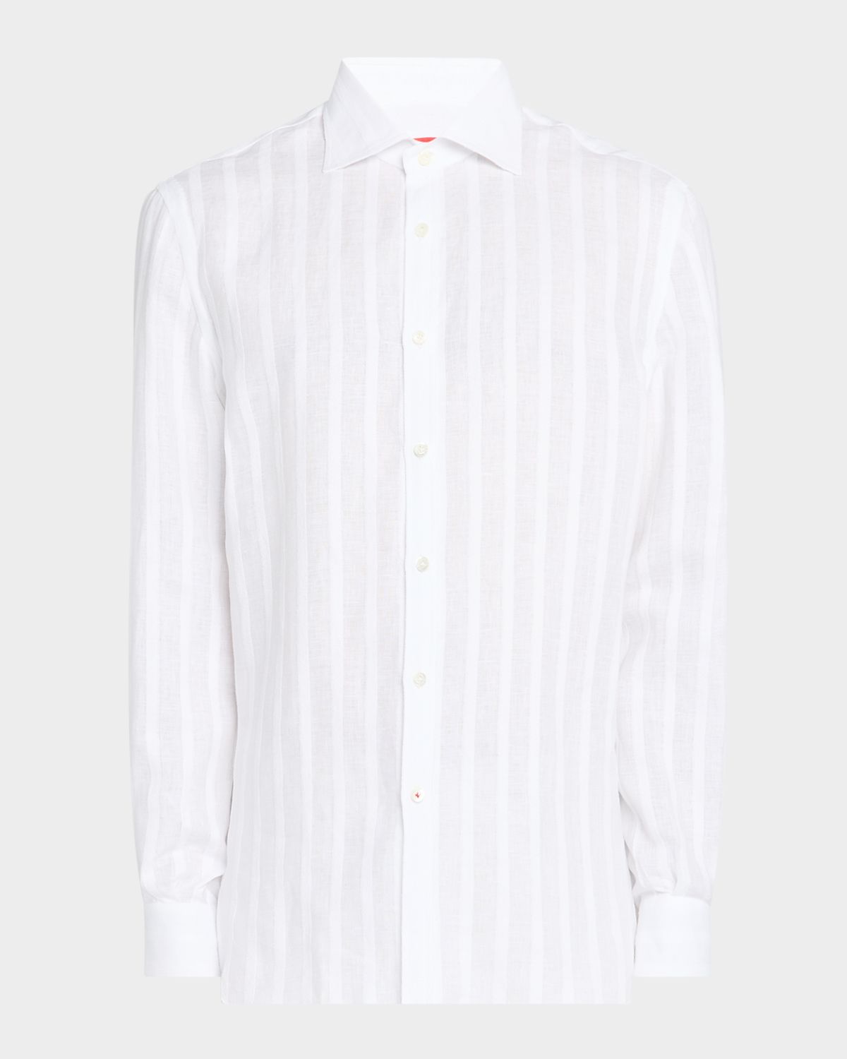 Isaia Men 's Tonal Stripe Sport Shirt