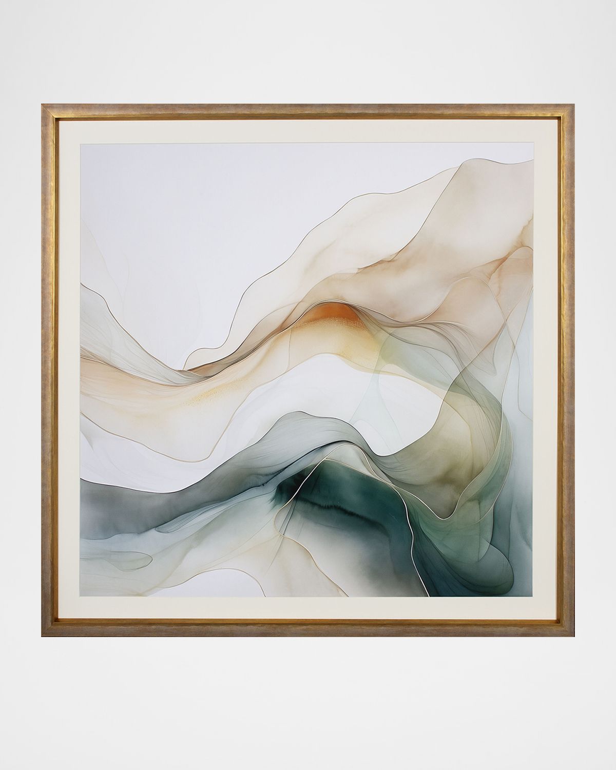 Shadow Catchers "Green Splash II" Framed Giclee by Irina Orlov | Thumbnail 3 Shadow Catchers "Green Splash II" Framed Giclee by Irina Orlov | Thumbnail 3
