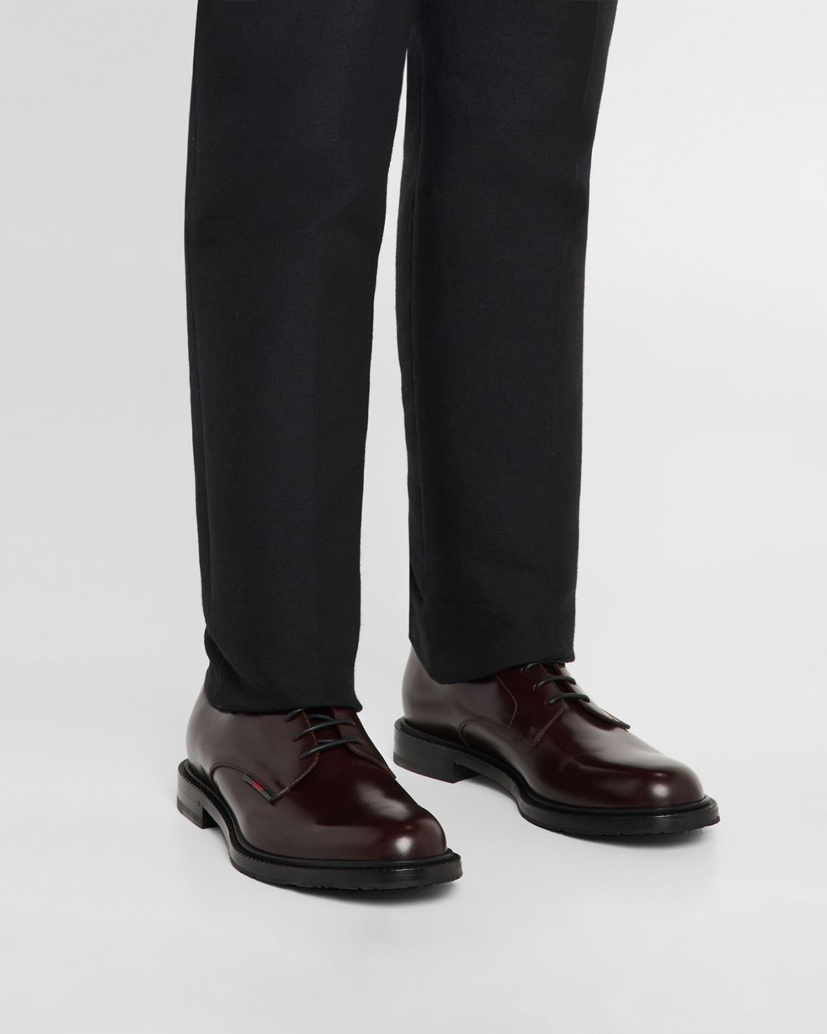 Gucci Men 's William Leather Derby Shoes