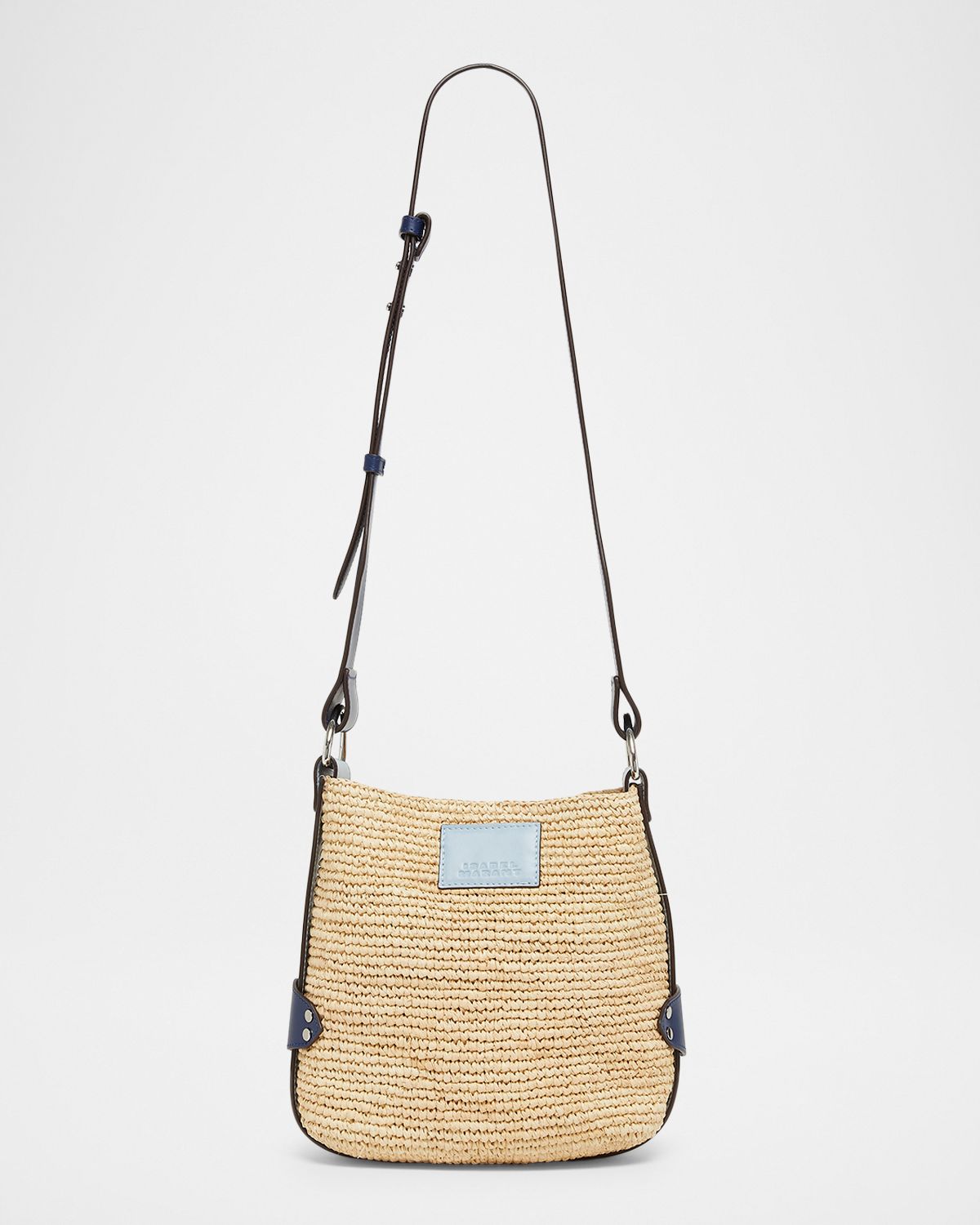 Isabel Marant Bayia Mini Raffia Crossbody Bag