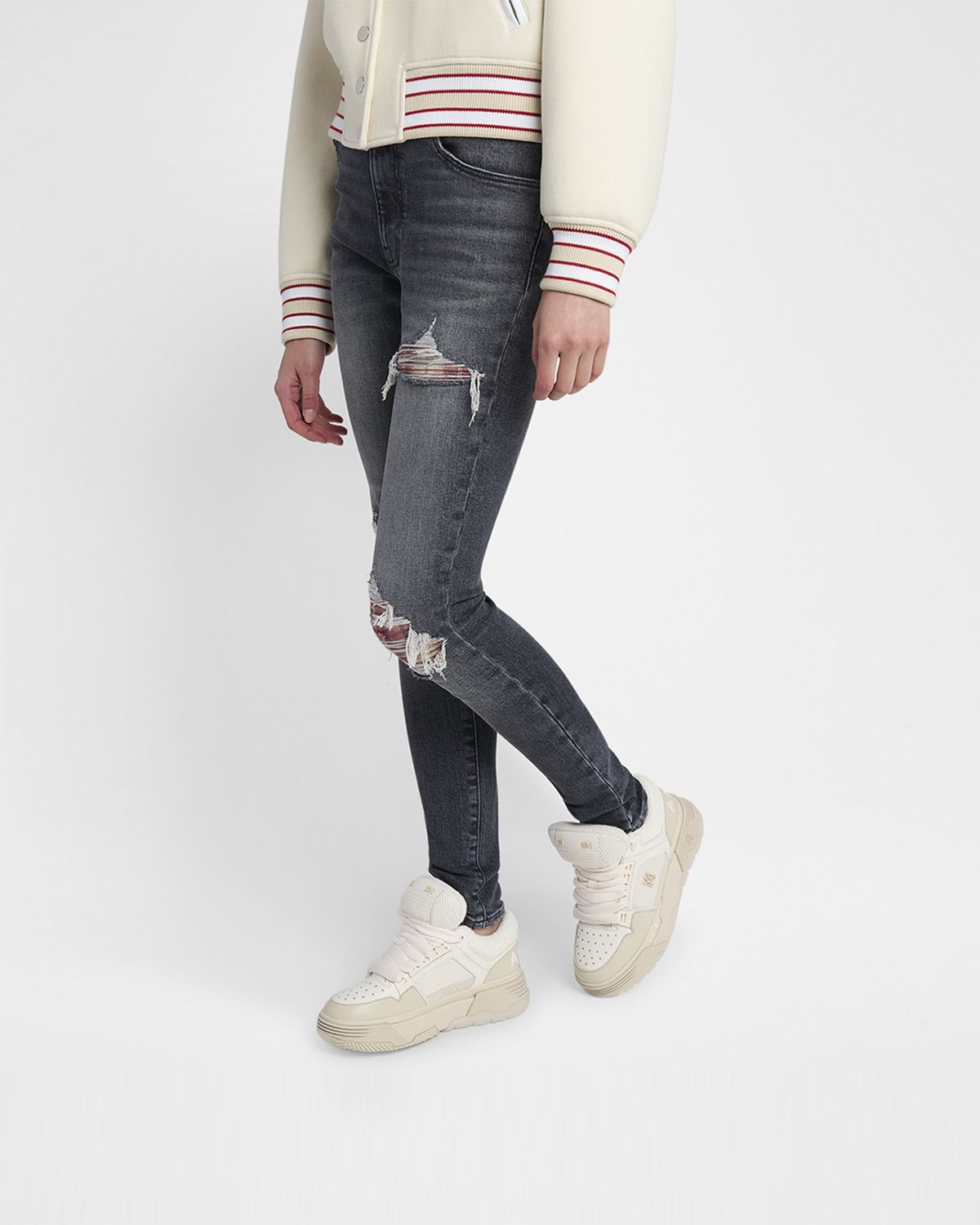 Amiri MA-1 Mesh & Leather Chunky Sneakers