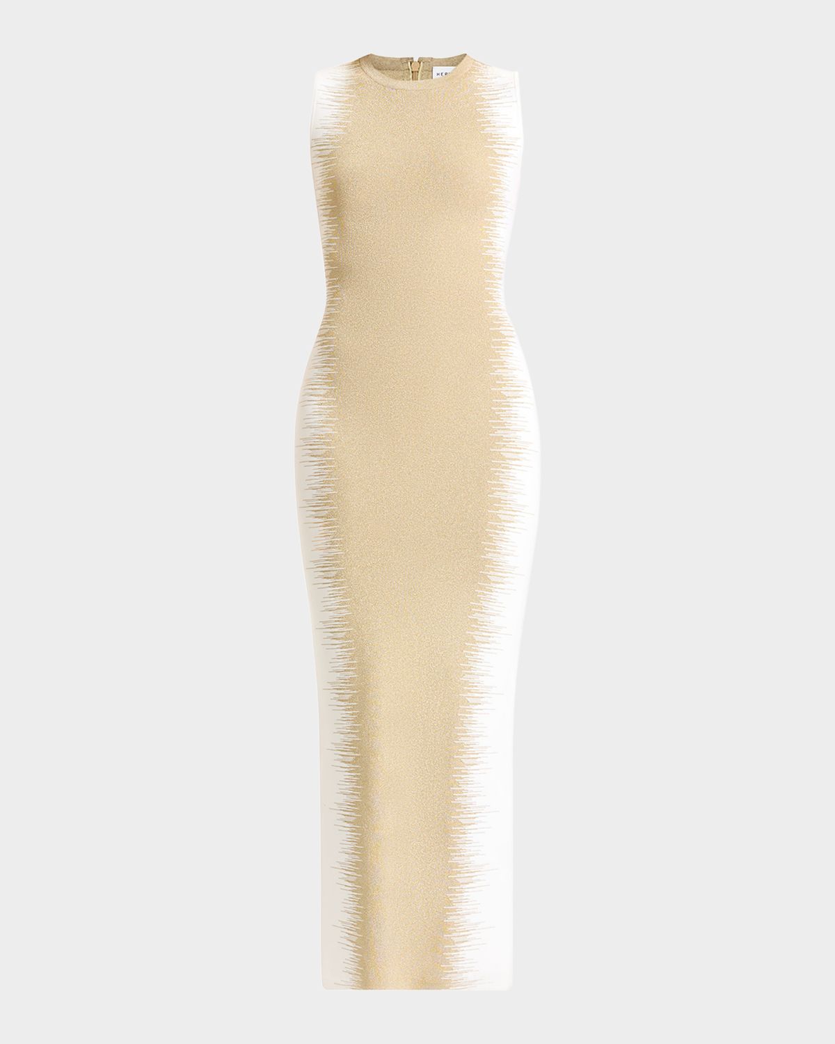 Herve Leger Ruby Sleeveless Short-Cut Gown