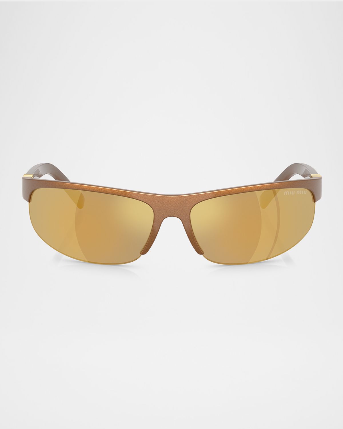 Miu Miu A02S Semi-Rimless Oval Plastic Sunglasses | Thumbnail 5 Miu Miu A02S Semi-Rimless Oval Plastic Sunglasses | Thumbnail 5