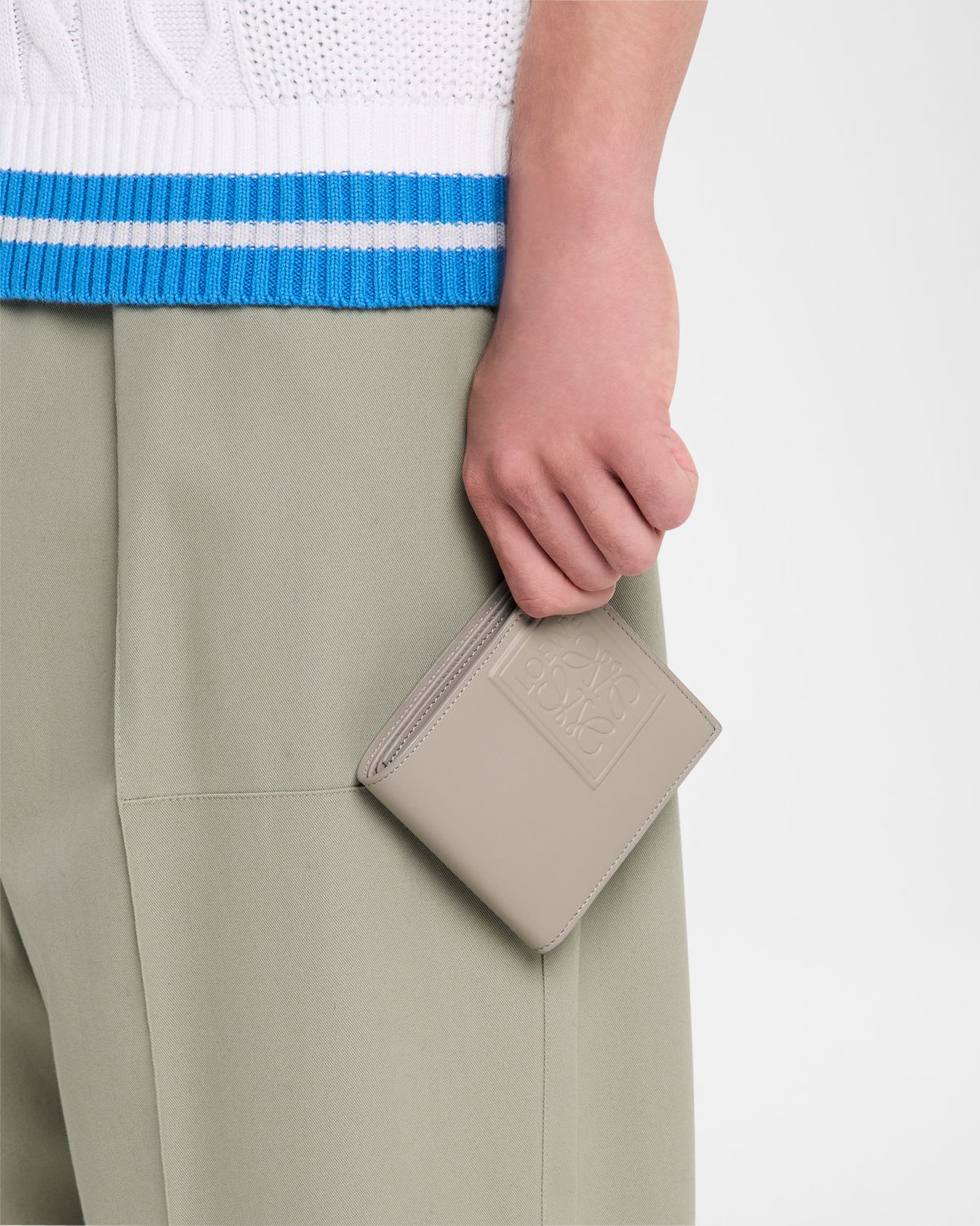 Loewe Men 's Satin Calfskin Bifold Wallet