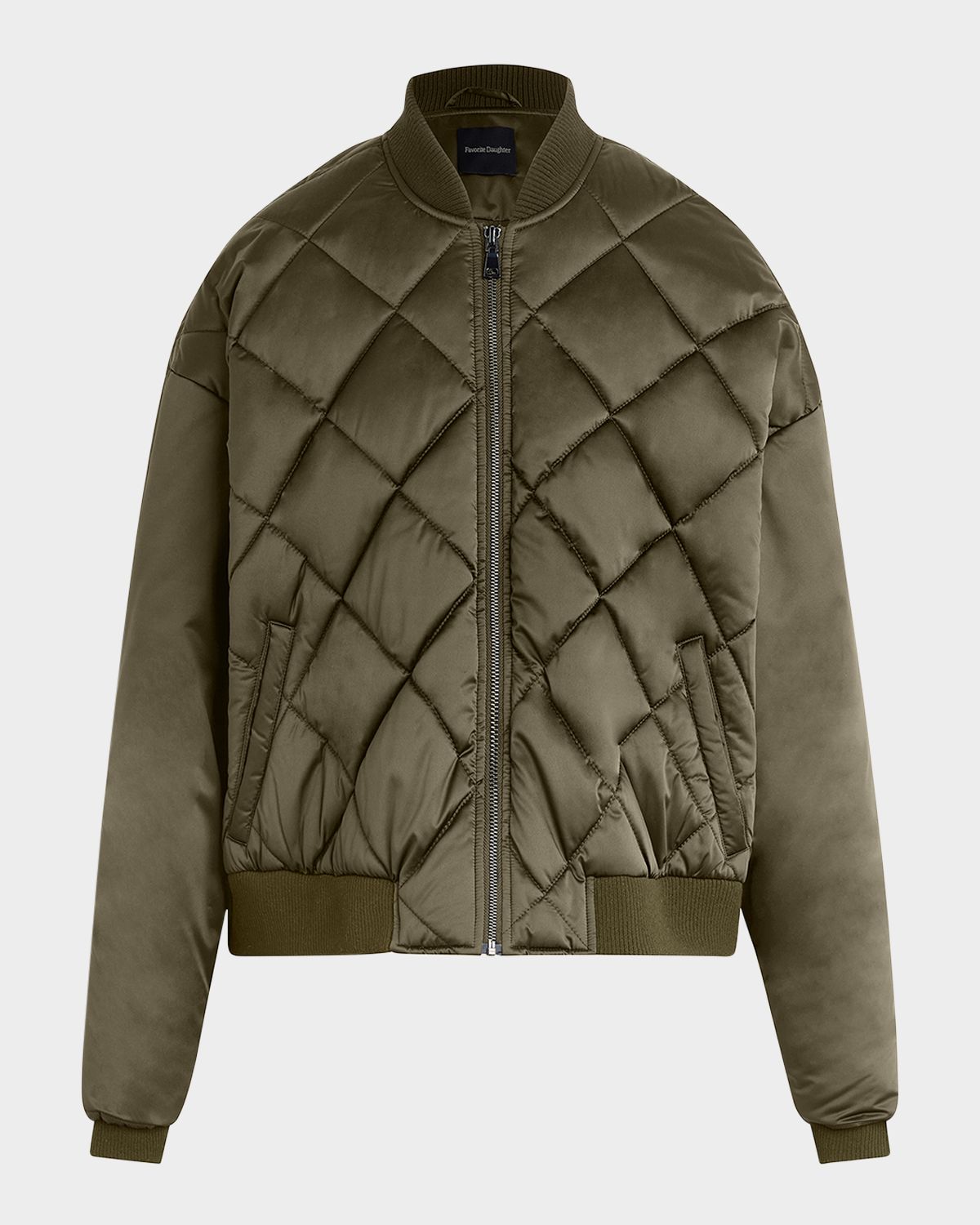 Favorite Daughter The Favorite Quilted Bomber Jacket