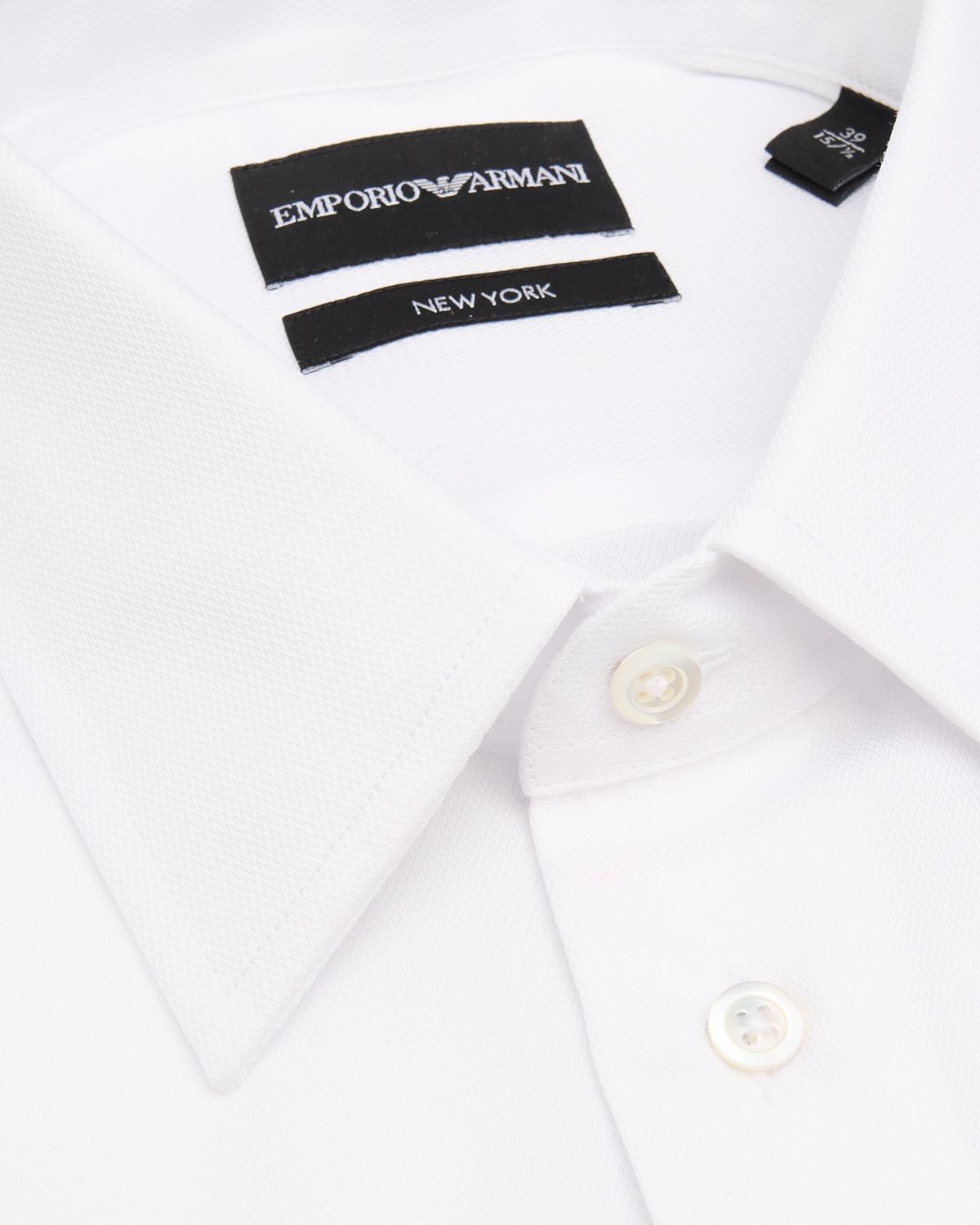 Emporio Armani Men 's Cotton Micro-Woven Dress Shirt | Thumbnail 5 Emporio Armani Men 's Cotton Micro-Woven Dress Shirt | Thumbnail 5