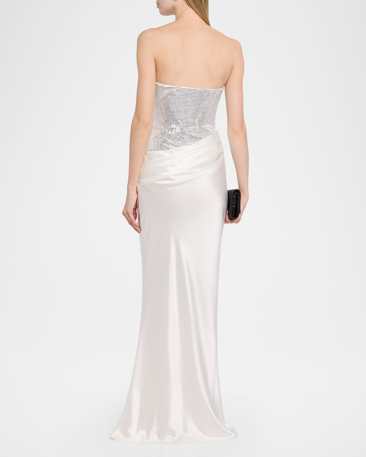Retrofete Alexandra Strapless Sequin Draped Dress | Thumbnail 3 Retrofete Alexandra Strapless Sequin Draped Dress | Thumbnail 3