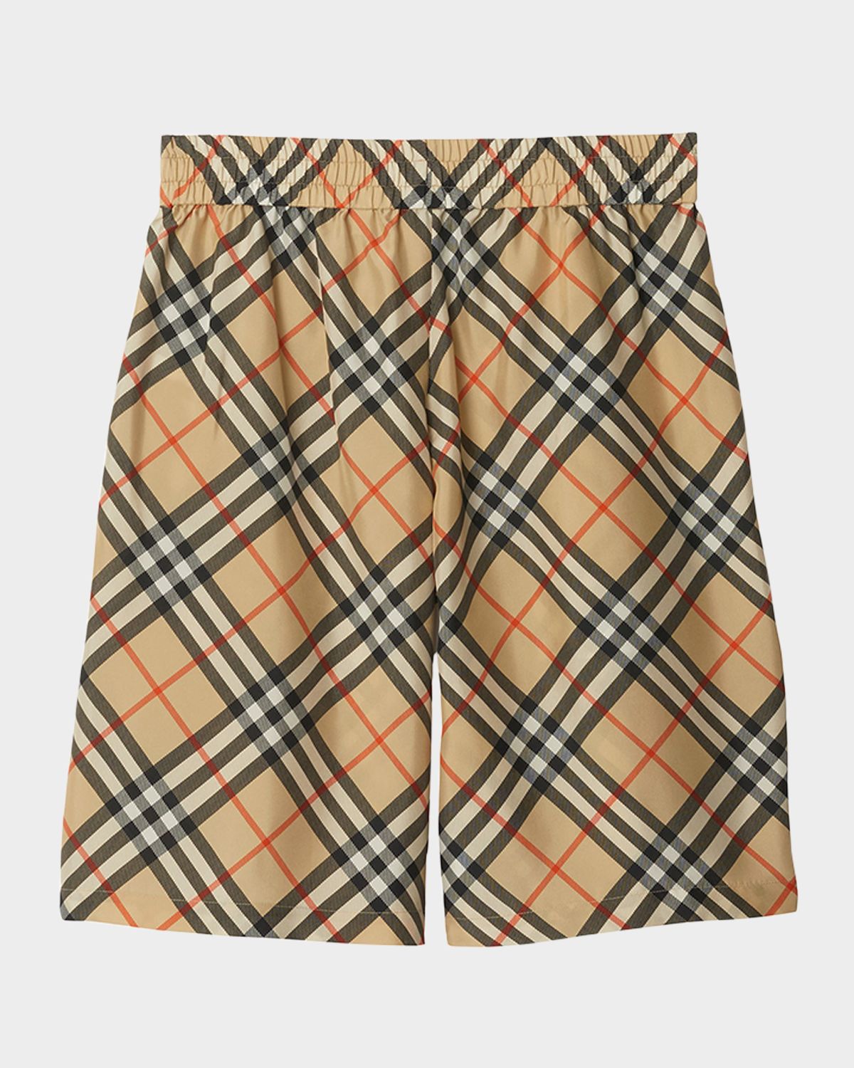 Burberry Men 's Silk Check Shorts