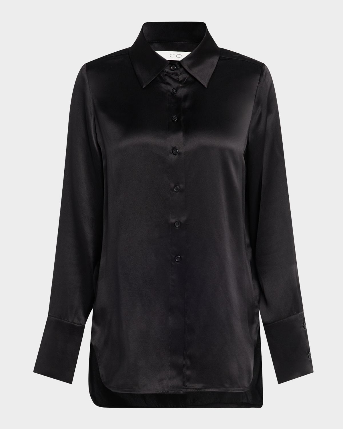 Co Silk Button-Down Shirt
