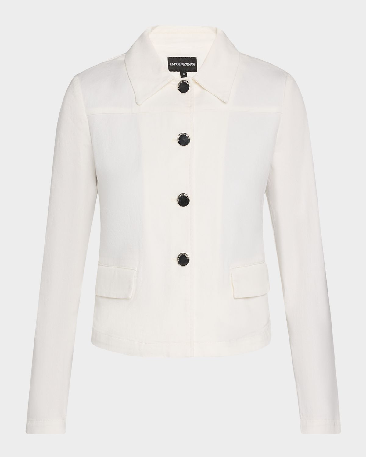 Emporio Armani Button-Down Denim Jacket