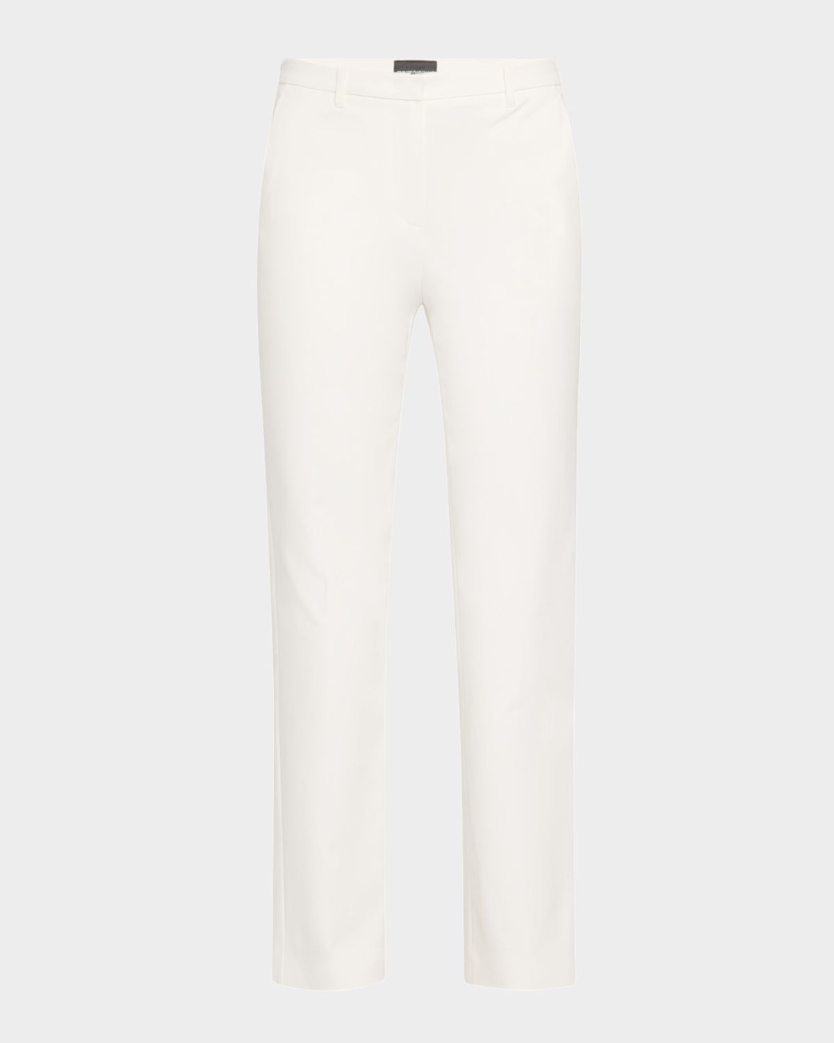 Emporio Armani Cotton Straight-Leg Trousers