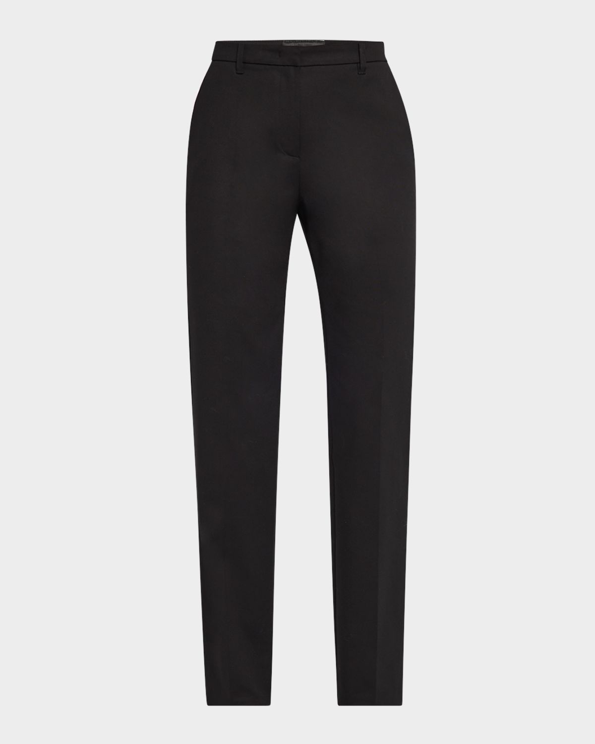 Emporio Armani Mid-Rise Straight-Leg Trousers