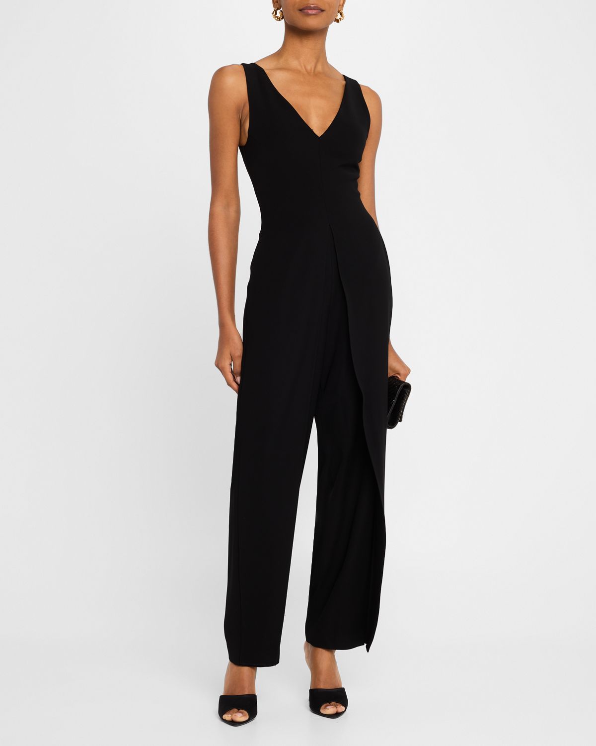 Emporio Armani Sleeveless V-Neck Jumpsuit