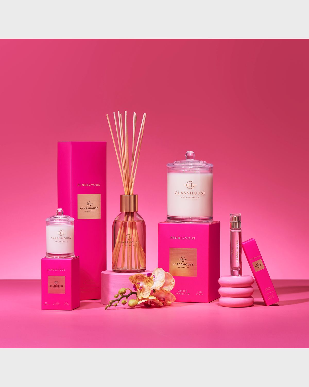 GLASSHOUSE FRAGRANCES Rendezvous Diffuser, 8.4 oz.