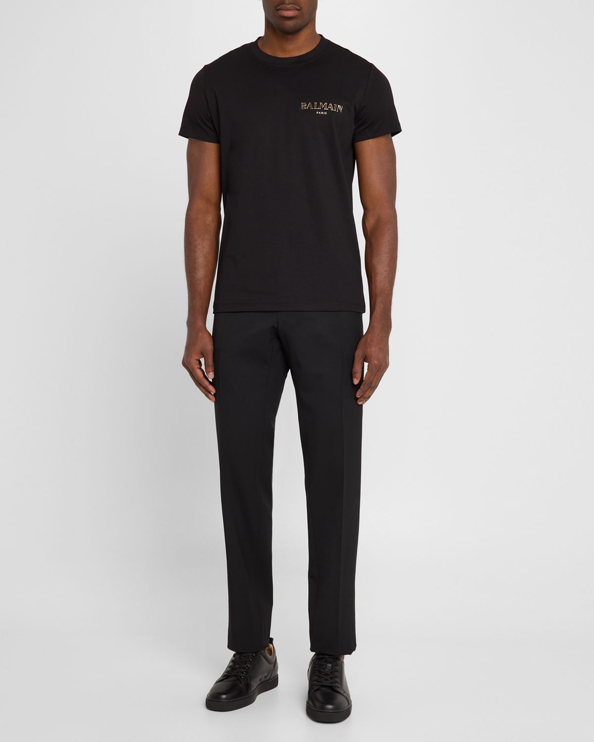 Balmain Men 's Vintage Gel Logo T-Shirt
