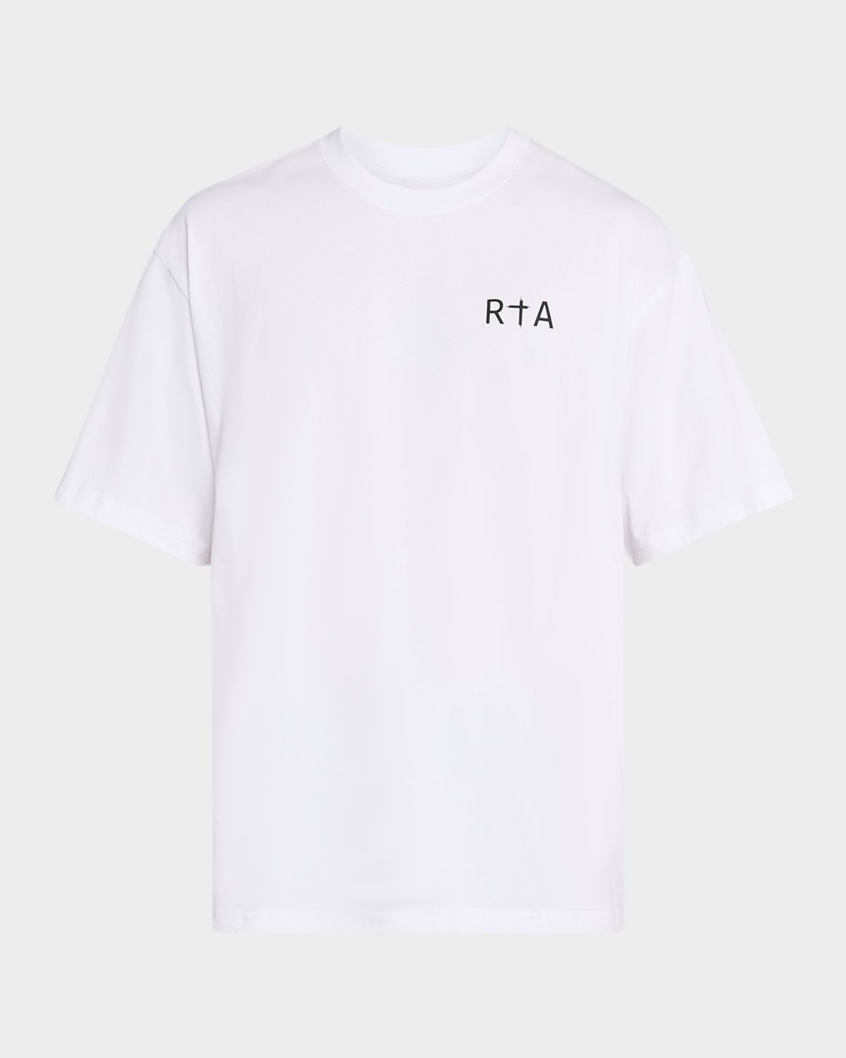 RTA Men 's Colin Cotton Chest-Logo T-Shirt