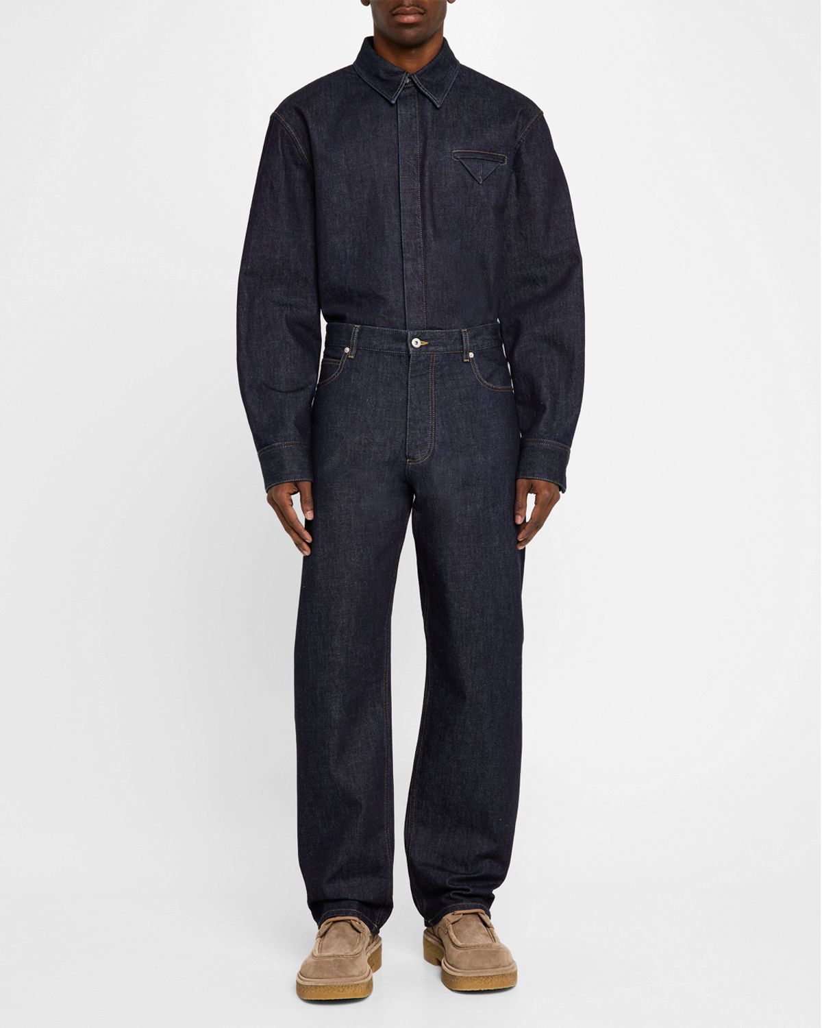 Bottega Veneta Men's Soft Denim Trousers