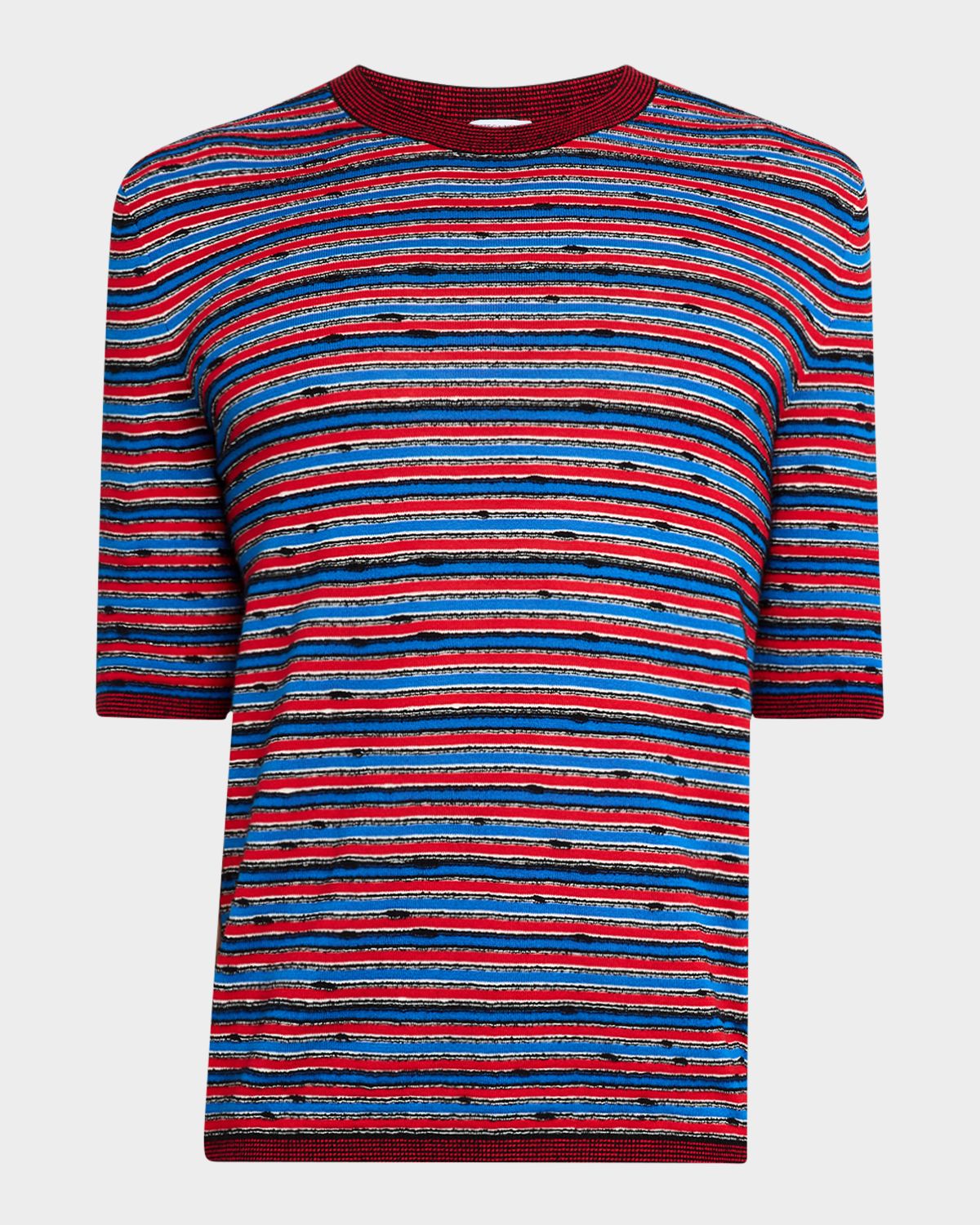 Bottega Veneta Men 's Irregular Stripe T-Shirt