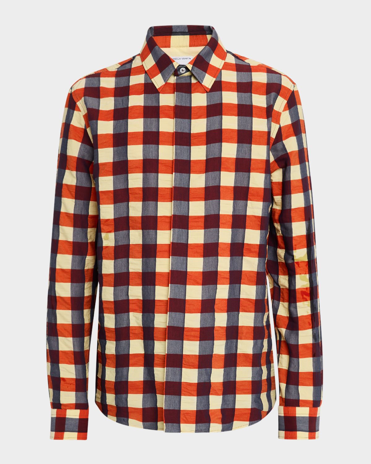 Bottega Veneta Men 's Macro-Gingham Sport Shirt