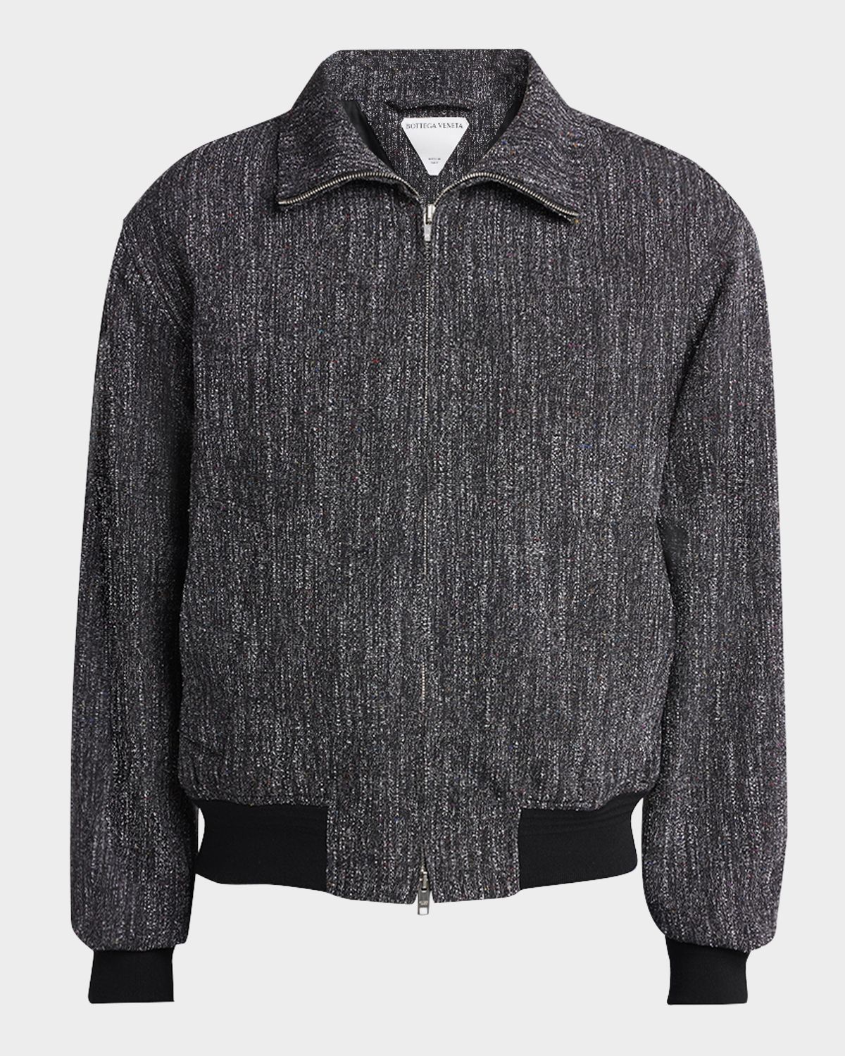 Bottega Veneta Men 's Multicolor Fleck Zip Jacket