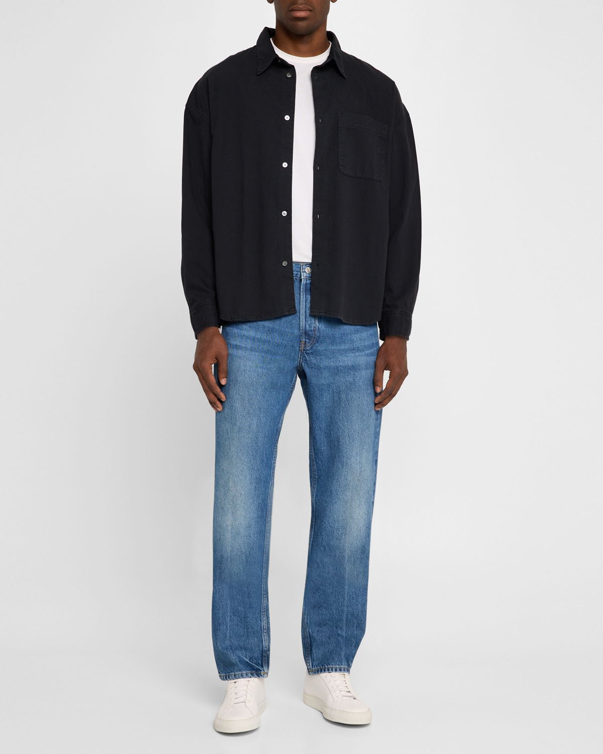 FRAME Men 's Relaxed Denim Shirt