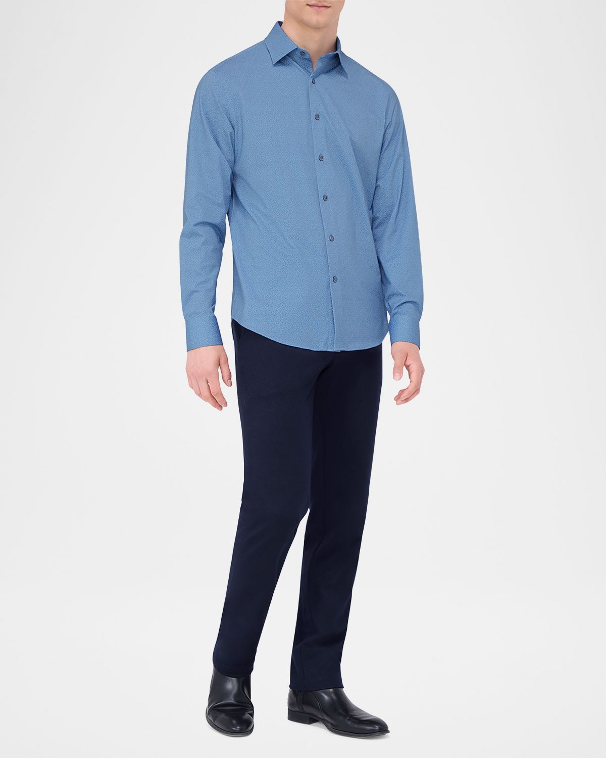 Bugatchi Men 's James OoohCotton Sport Shirt