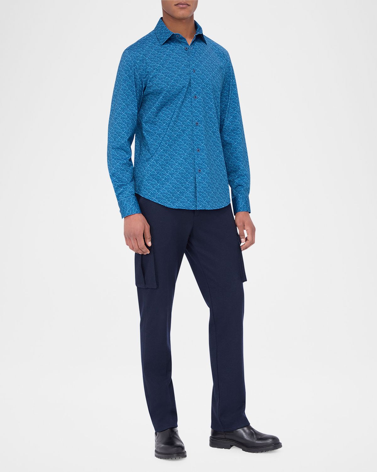 Bugatchi Men 's James OoohCotton Sport Shirt