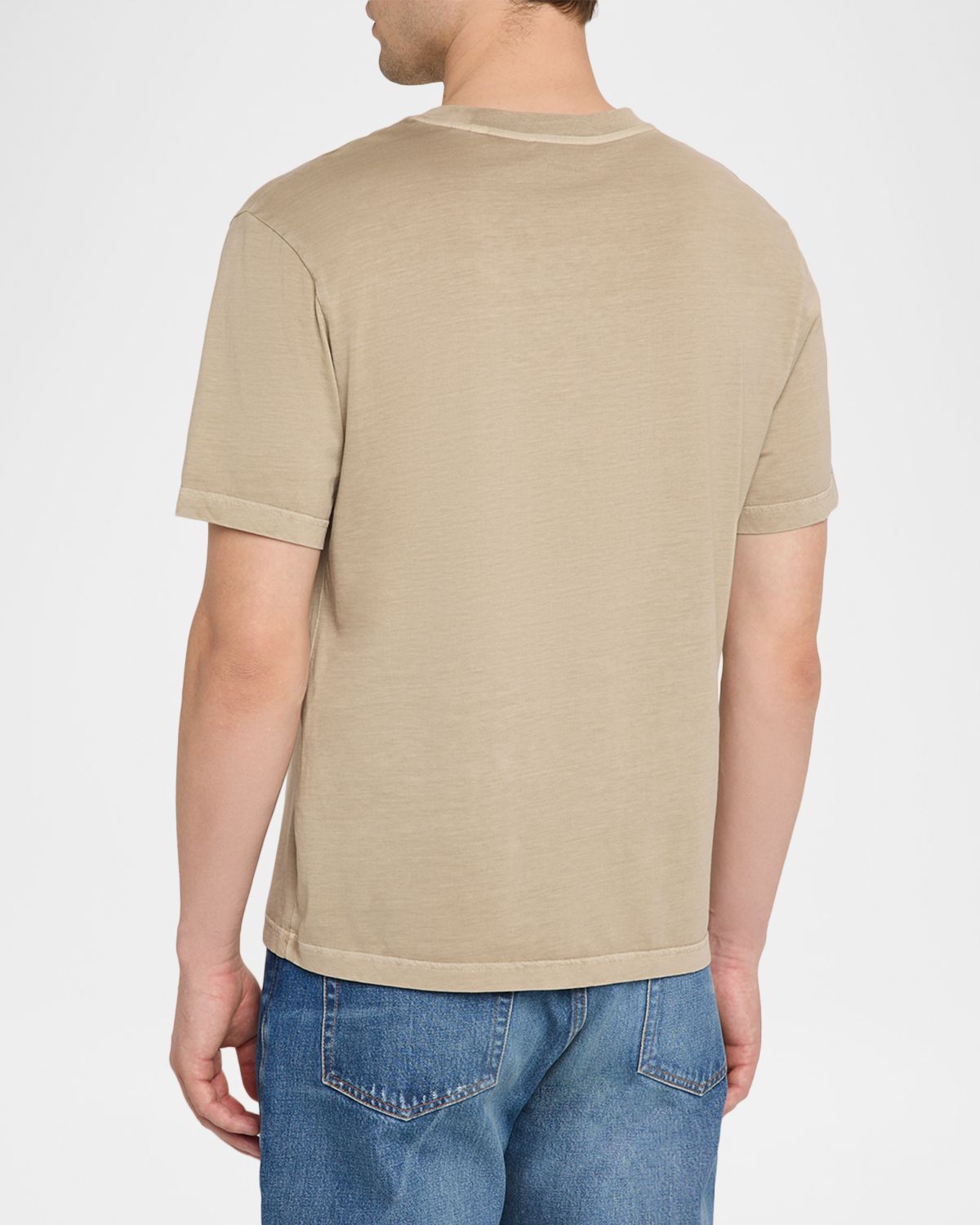 FRAME Men 's Light Cotton T-Shirt | Thumbnail 3 FRAME Men 's Light Cotton T-Shirt | Thumbnail 3