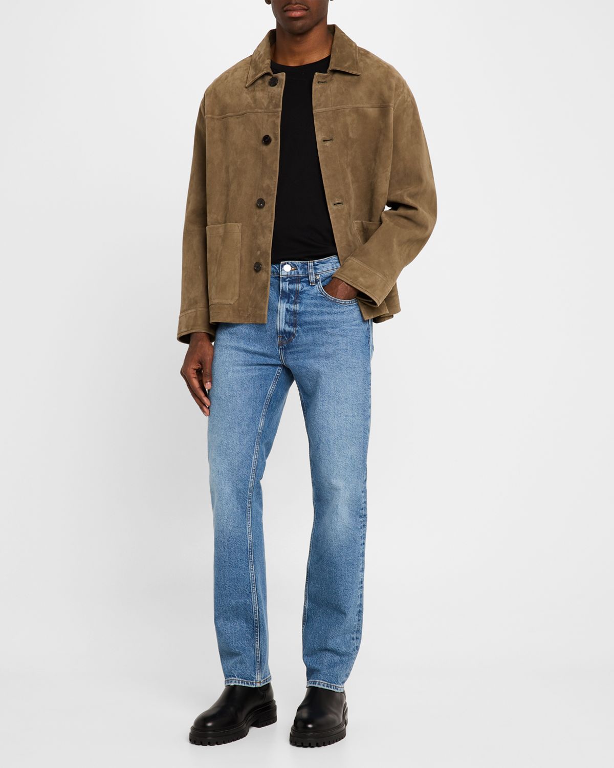 FRAME Men 's Suede Chore Coat