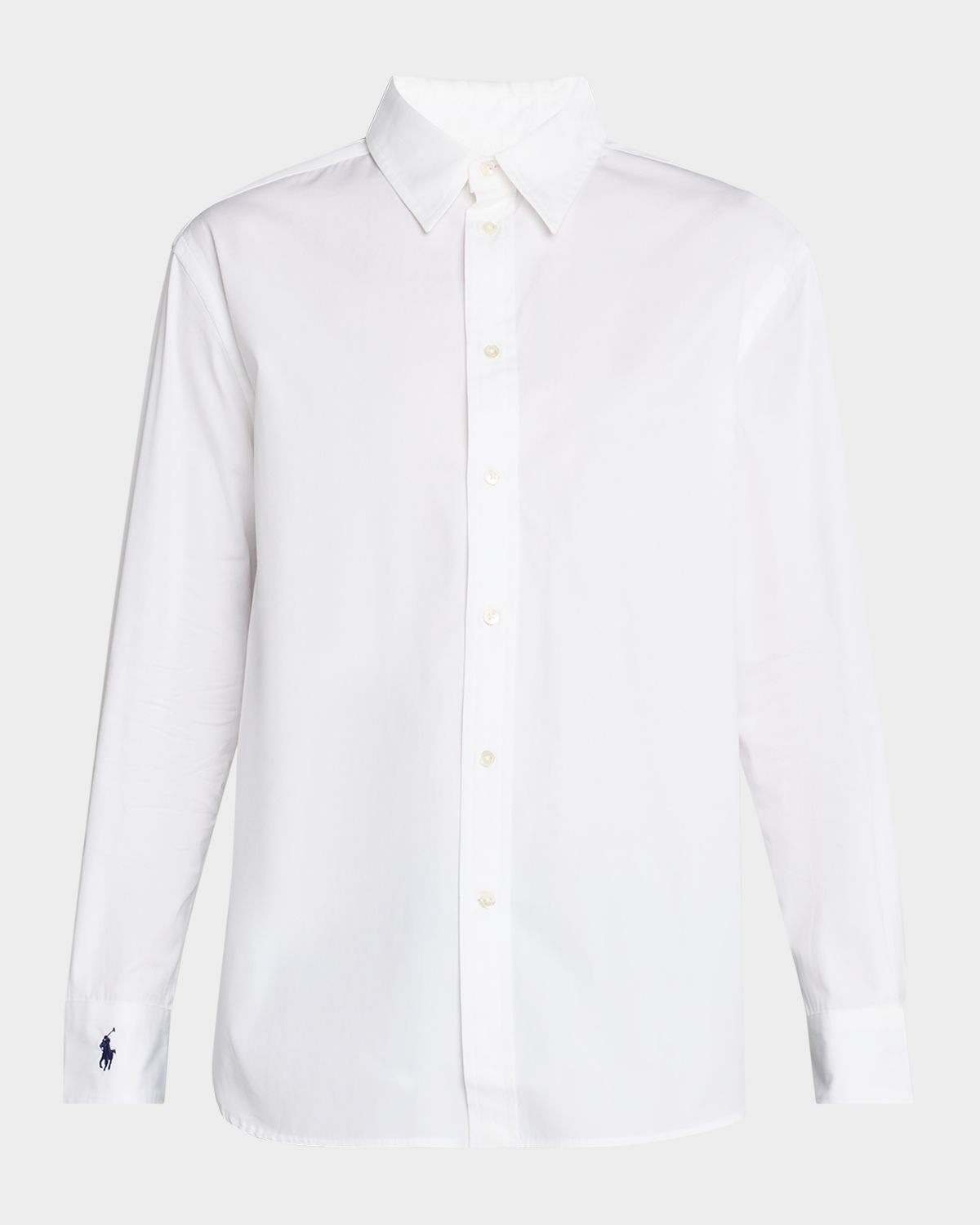 Polo Ralph Lauren Oversized Cotton Button-Front Shirt