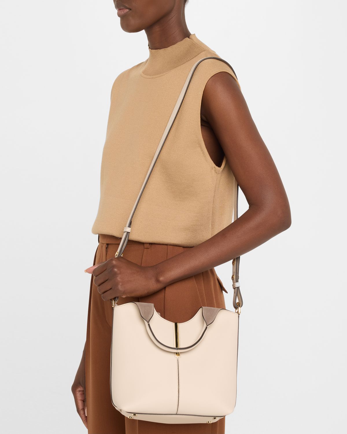 Tod 's Mini Leather Tote Shopping Bag | Thumbnail 7