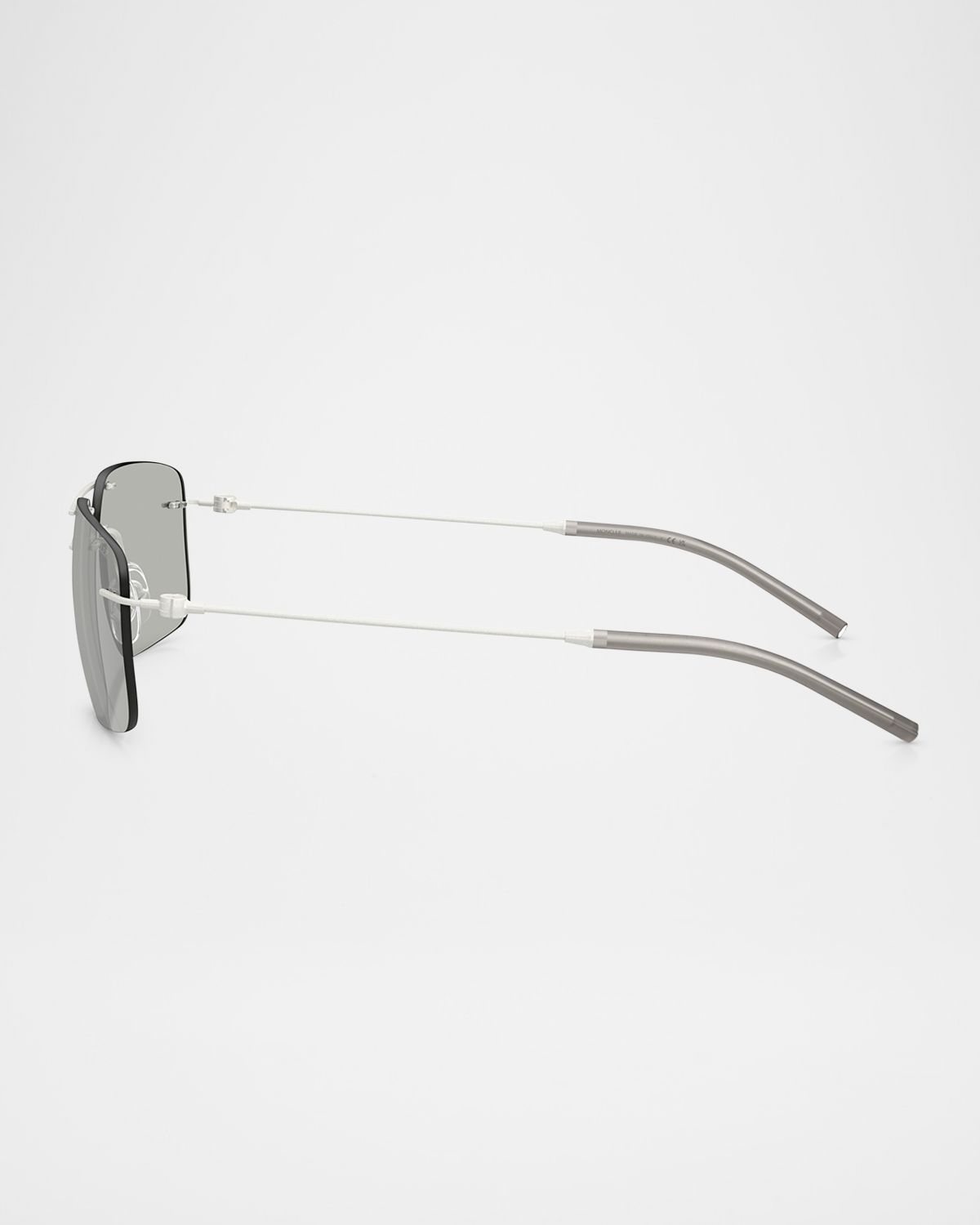 Moncler Men 's ME4003 Rectangular Sunglasses