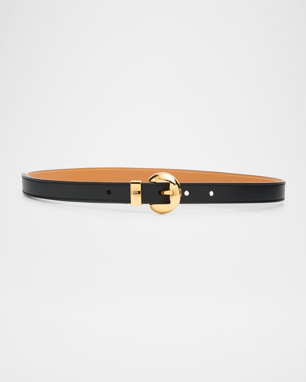 Loewe Pebble Leather Skinny Belt | Thumbnail 4