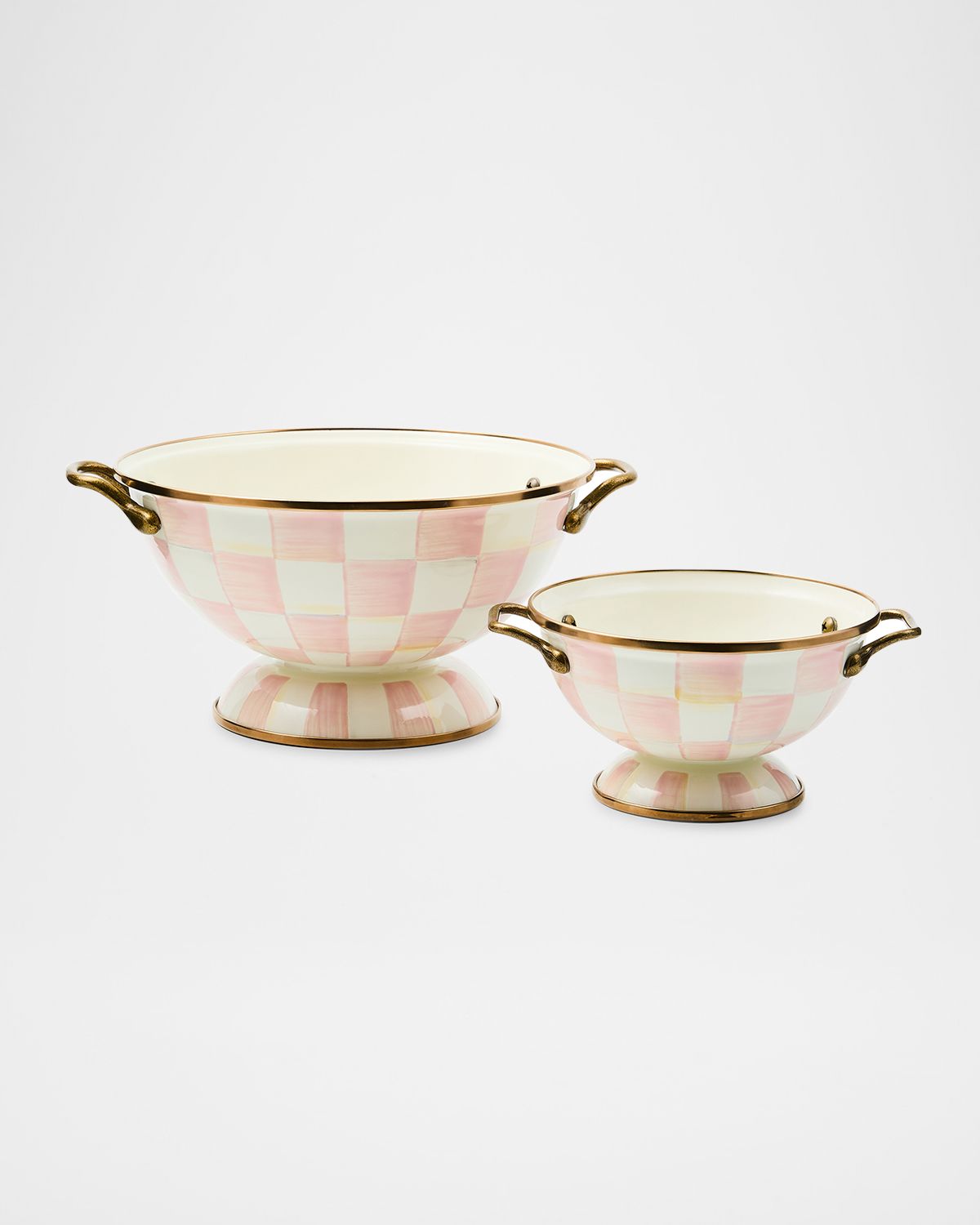 MacKenzie-Childs Rosy Check Almost Everything Bowl