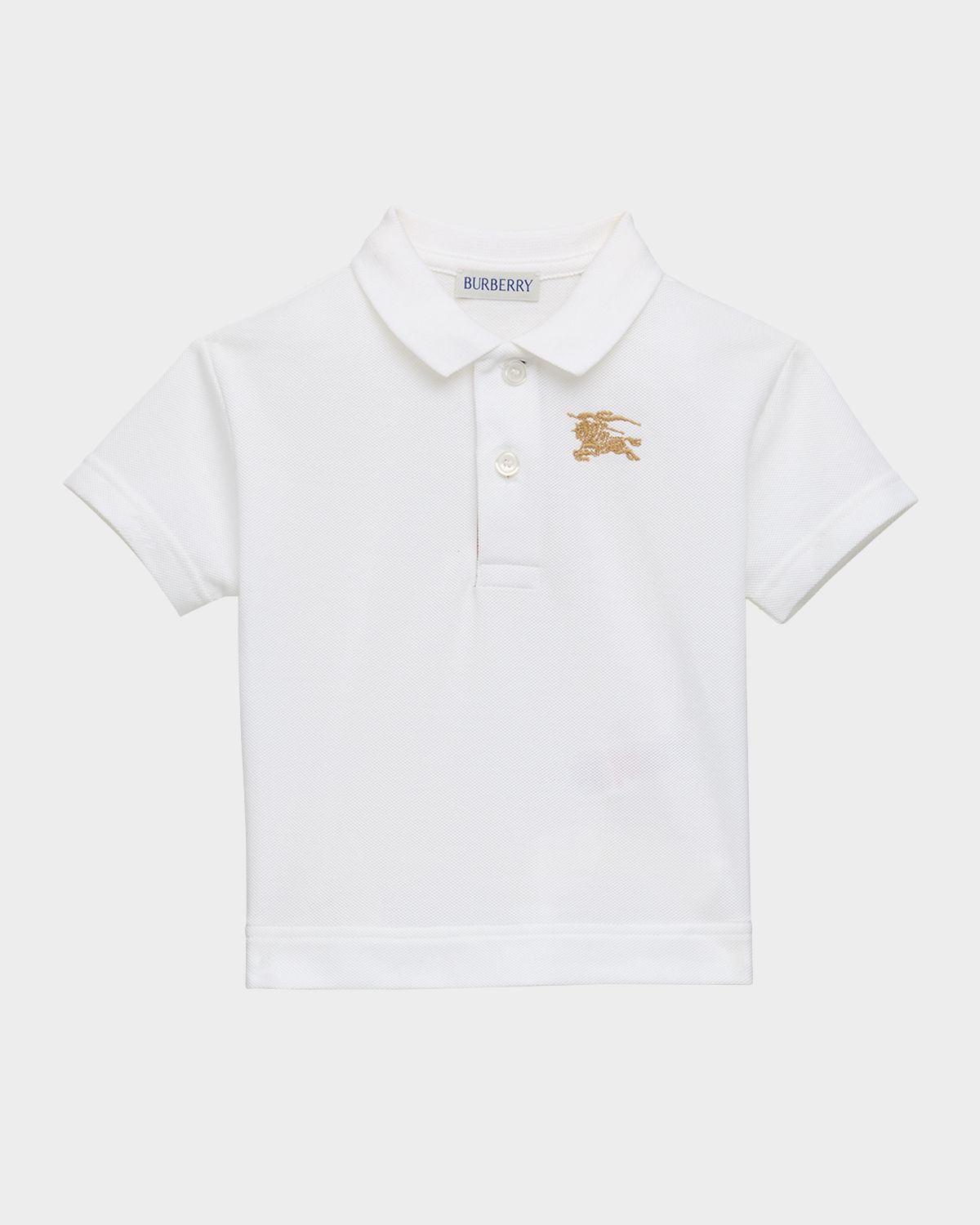 Burberry Boy 's Johane Cotton Pique EKD Polo Shirt