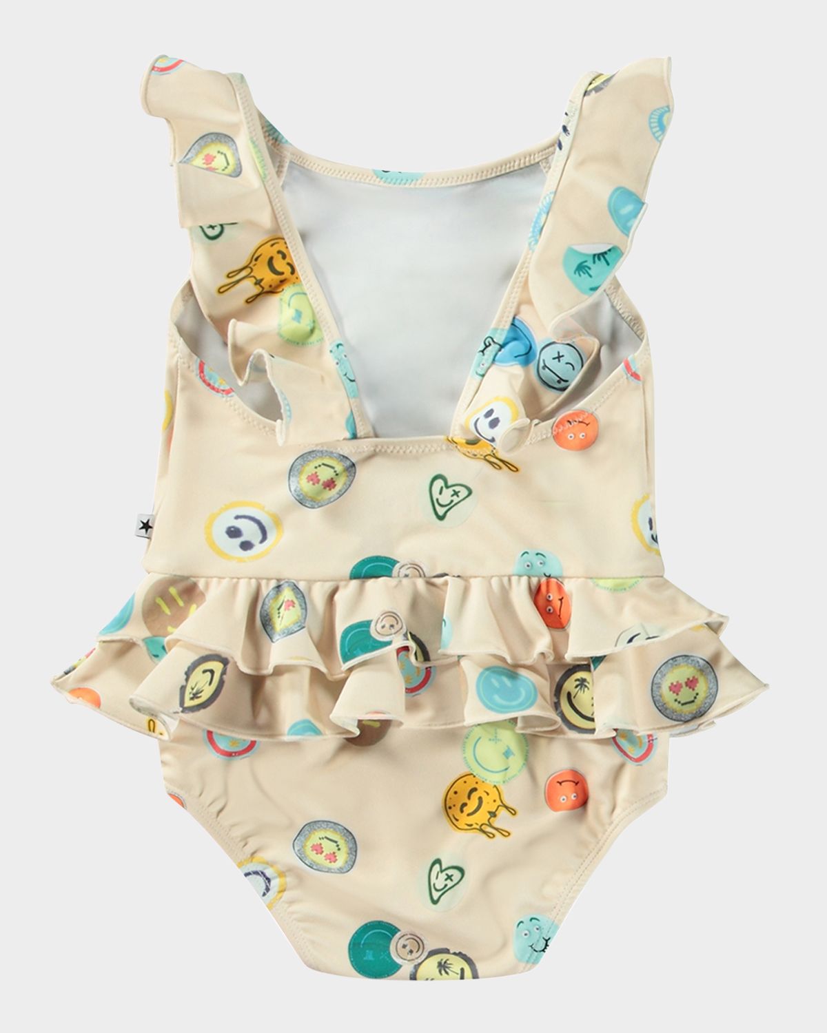 Molo Girl 's Nalani Ruffle One-Piece Swimsuit, Size 3M-3
