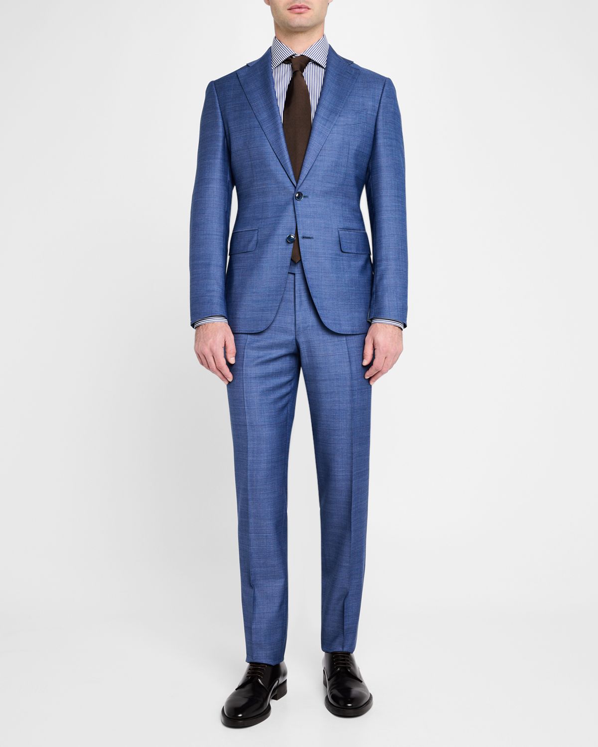 Canali Men 's Textured Solid Suit