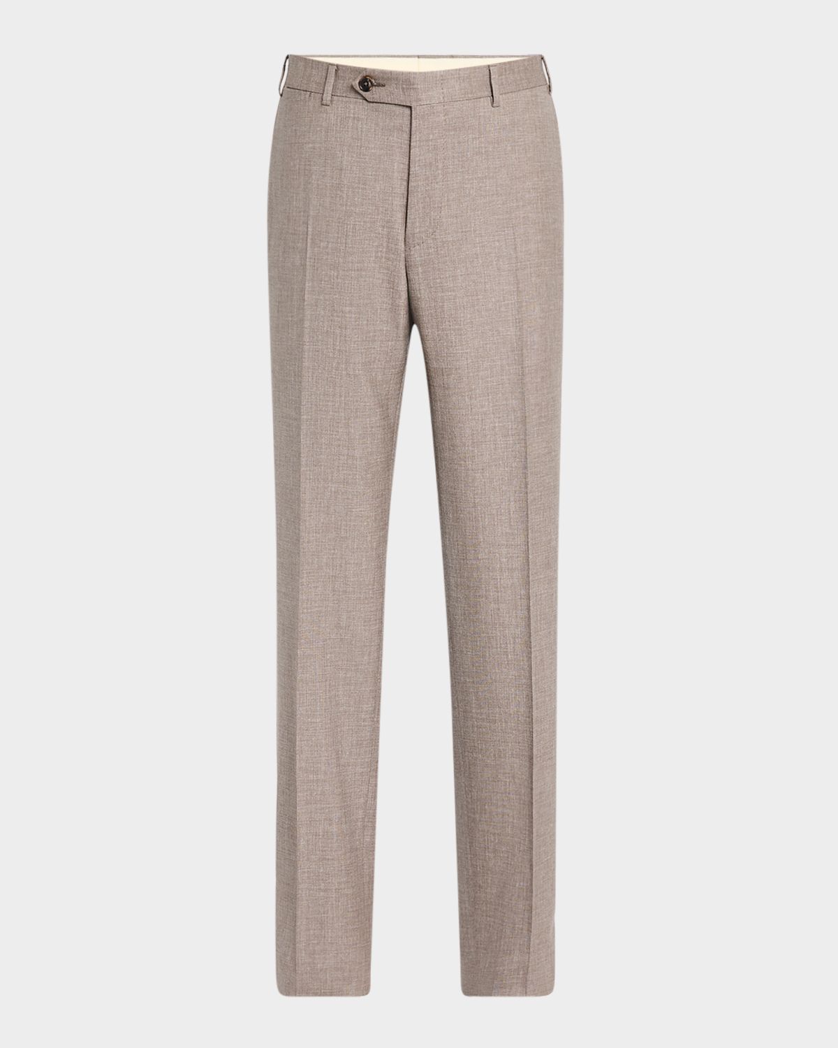 Canali Men 's Melange Wool Dress Pants