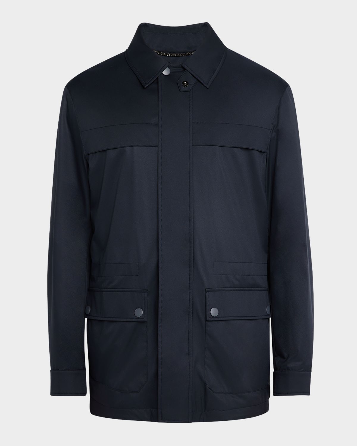 Canali Men 's Brera Four-Pocket Field Jacket