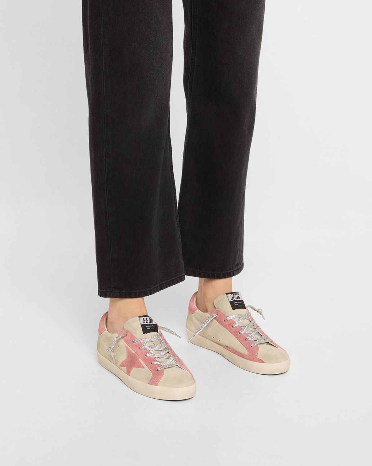 Golden Goose Super-Star Suede Low-Top Sneakers