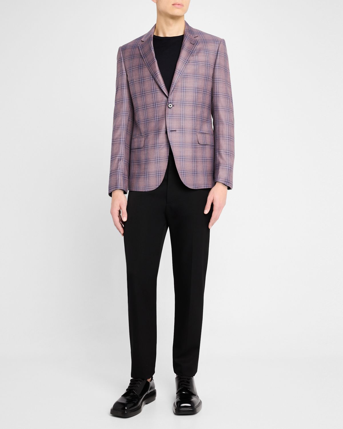 Emporio Armani Men 's Plaid Sport Coat