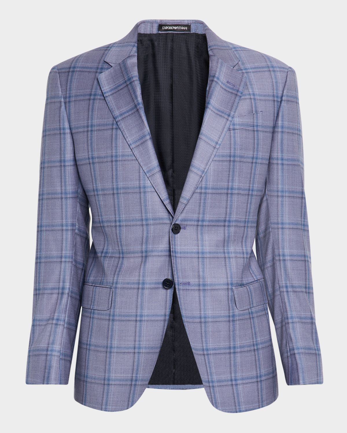 Emporio Armani Men 's Oversized Plaid Sport Coat